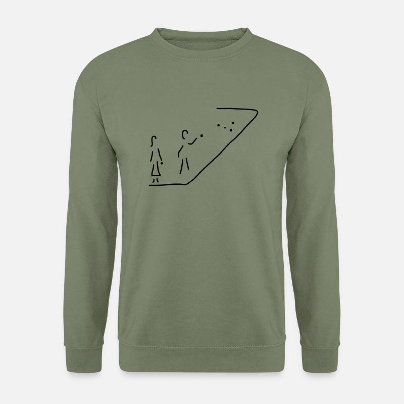 boules spielen - Unisex Pullover - Armeegrün