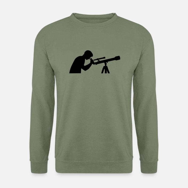 Teleskop - Unisex Pullover - Armeegrün