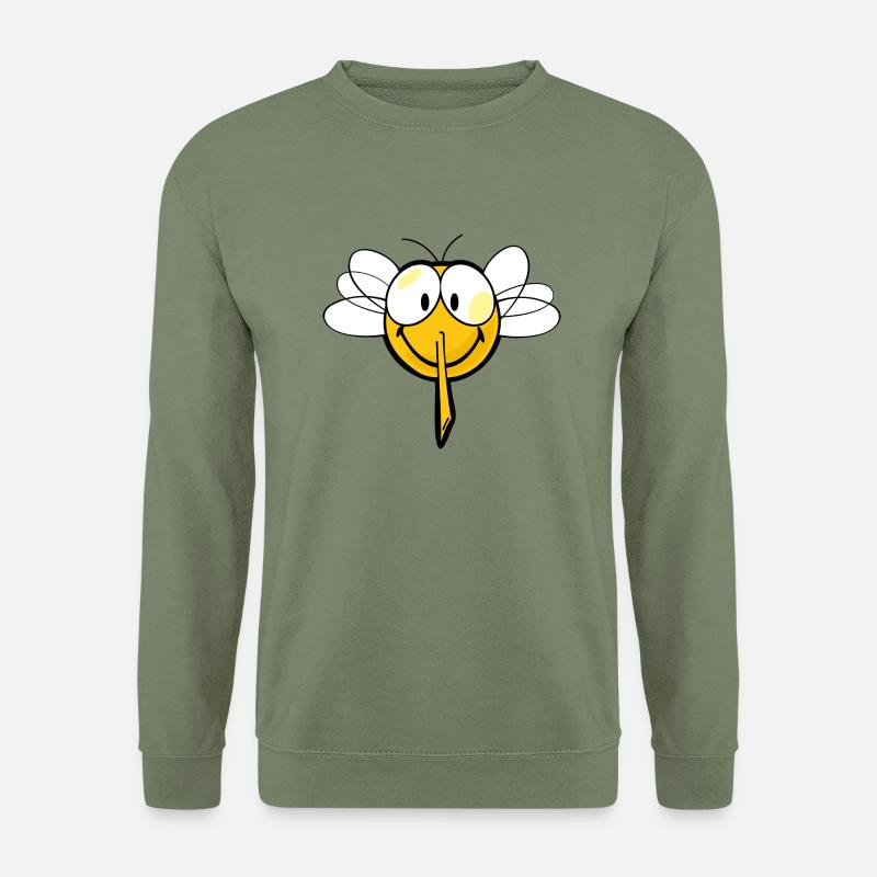 Smiley Mosquito - Unisex Pullover - Armeegrün
