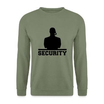 Security - Unisex Sweatshirt - army green - Front - Alina (178cm) & Michal (187cm)