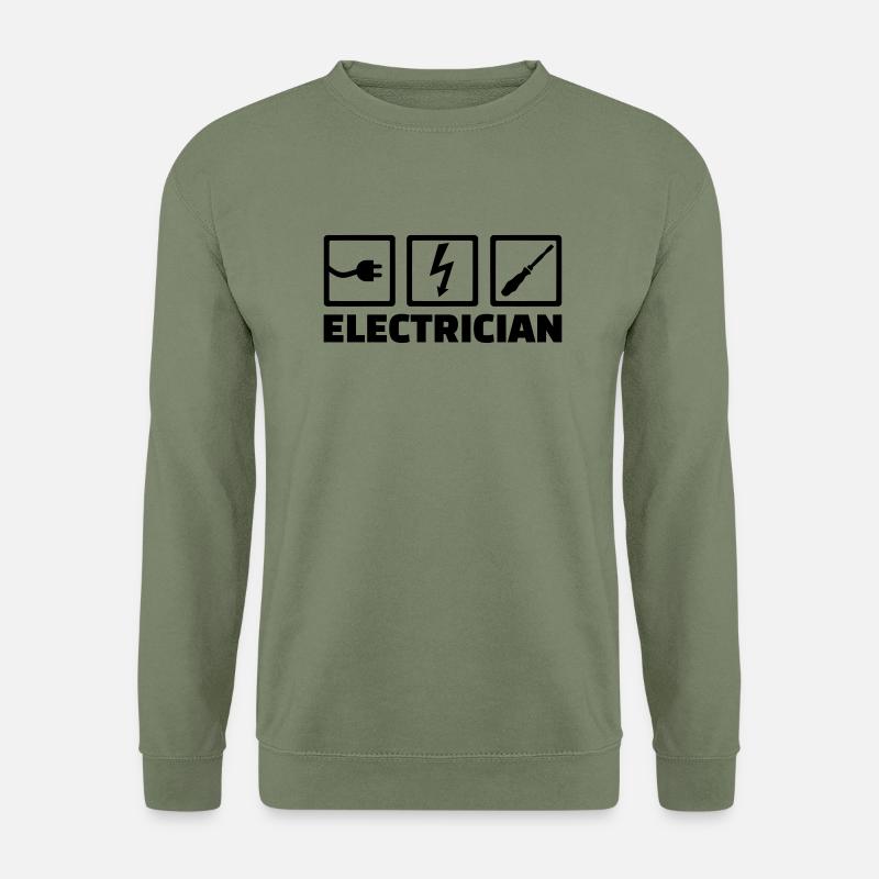 Elektriker - Unisex Pullover - Armeegrün