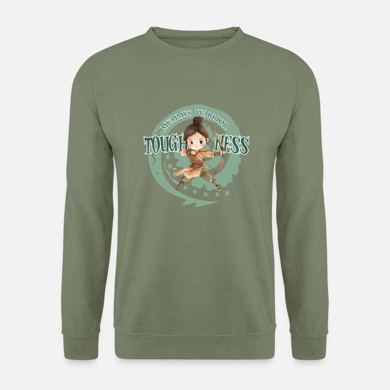 Mummys warrior - Unisex Pullover - Armeegrün