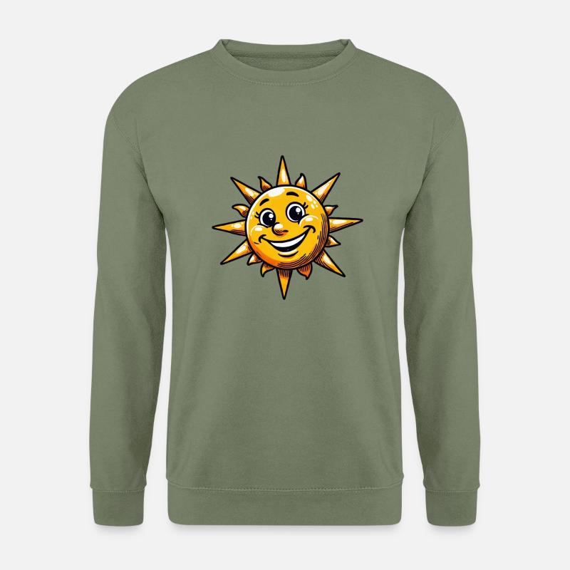 sonne sonnenschein - Unisex Pullover - Armeegrün