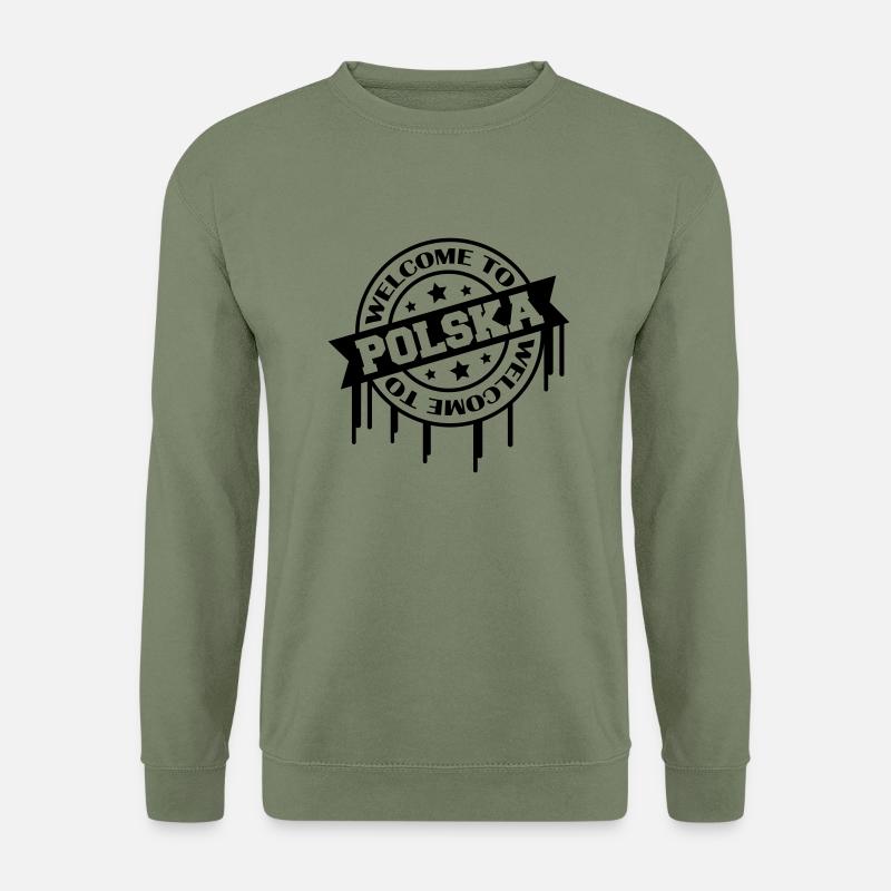 welcome to polska - Unisex Pullover - Armeegrün