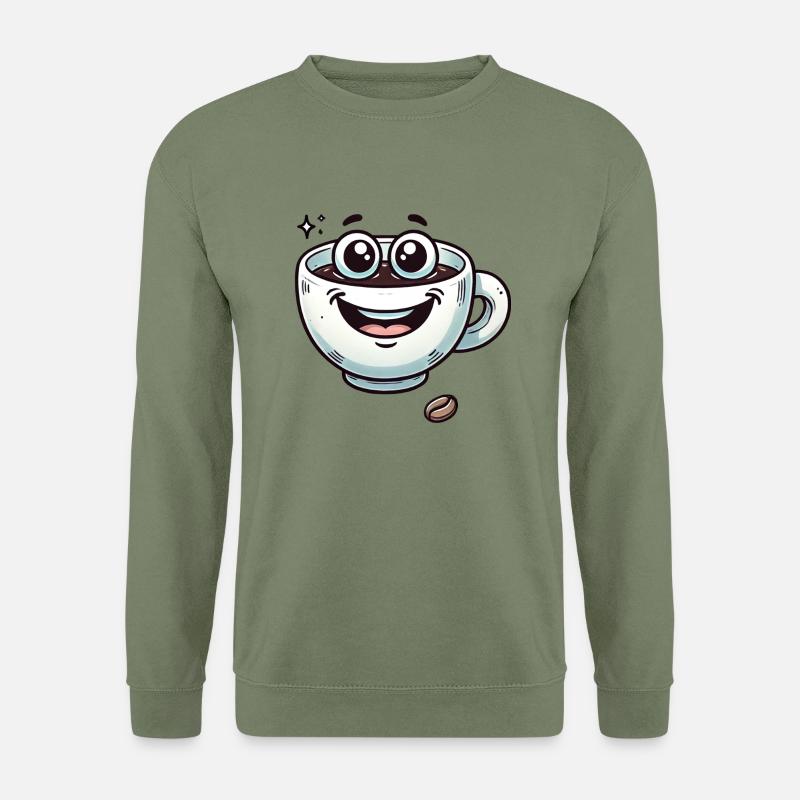 Kaffeetasse - Unisex Pullover - Armeegrün