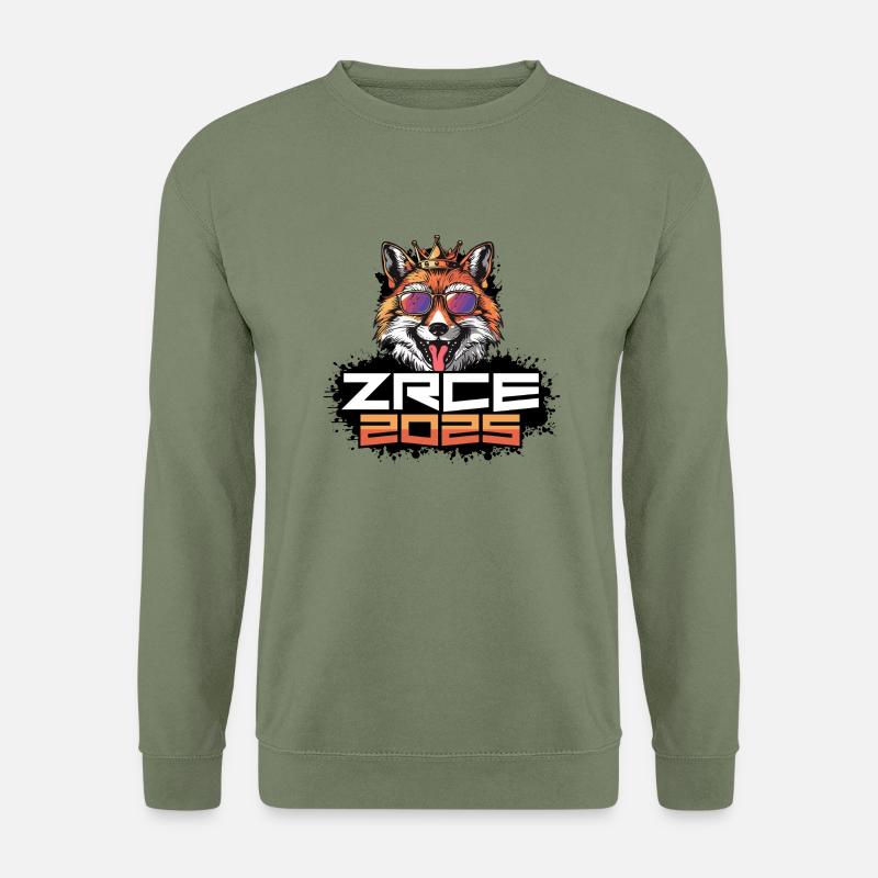Zrce 2025 Party Fuchs - Unisex Pullover - Armeegrün