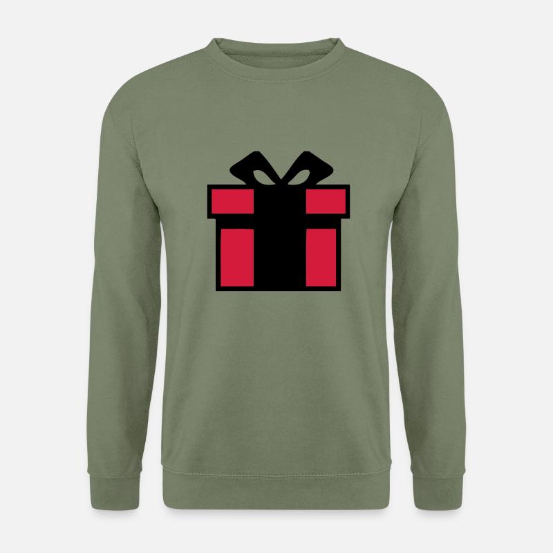 geschenk_2farben - Unisex Pullover - Armeegrün