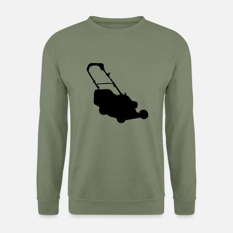 Rasenmäher - Unisex Pullover - Armeegrün