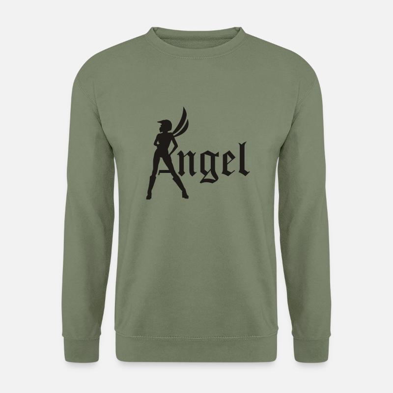 road_angel - Unisex Pullover - Armeegrün