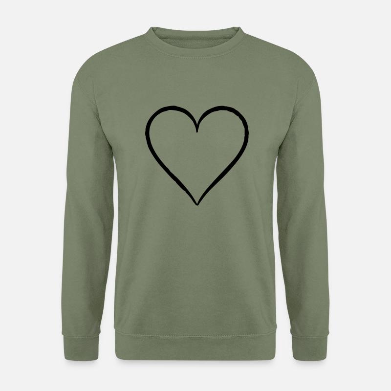 herz6 - Unisex Pullover - Armeegrün