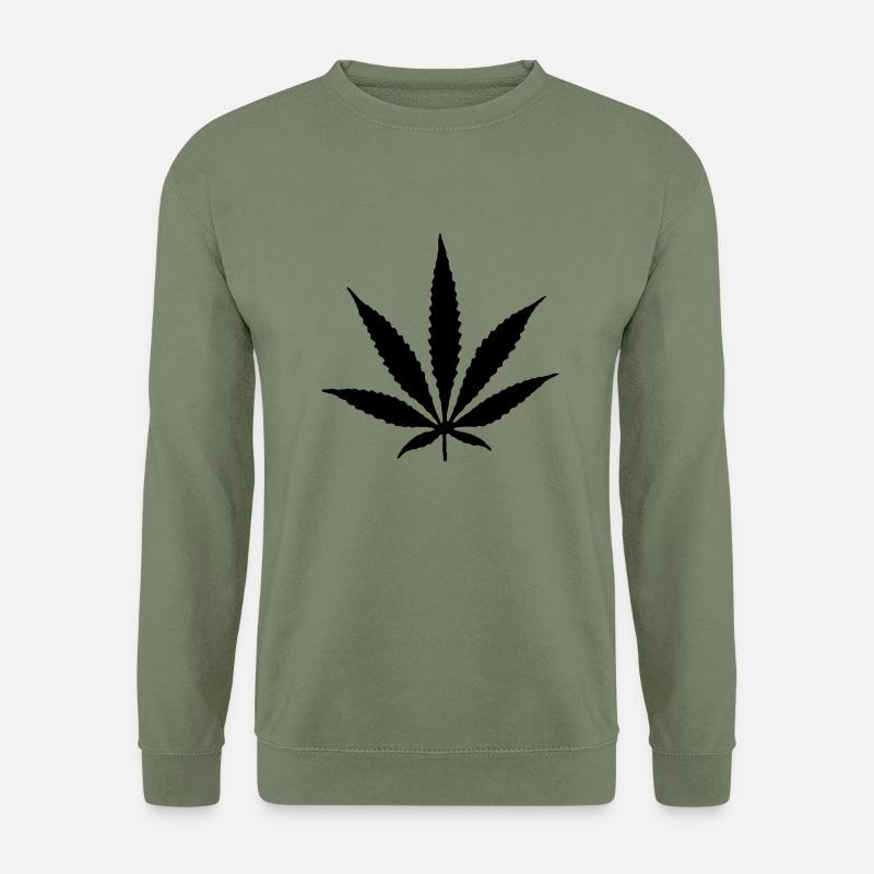 Hanfblatt - Unisex Pullover - Armeegrün