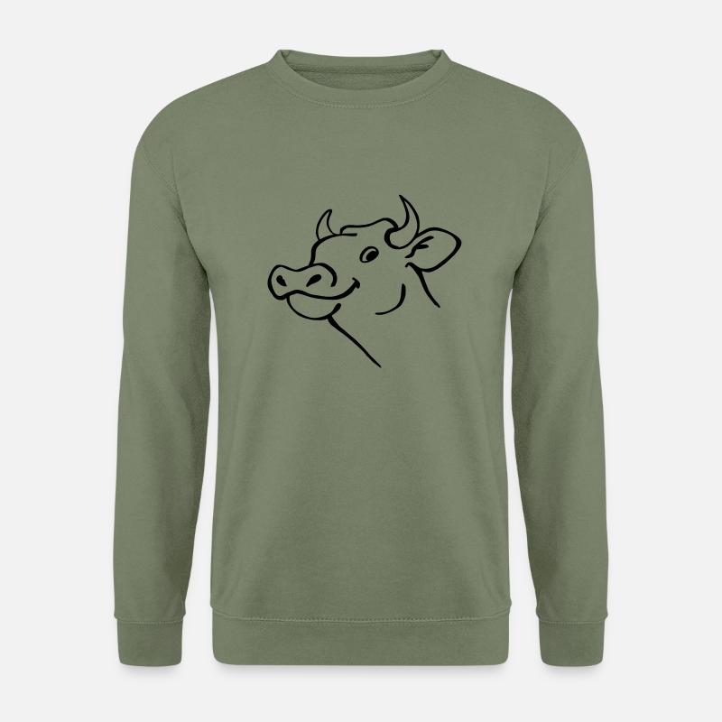 Kuh - Unisex Sweatshirt - army green