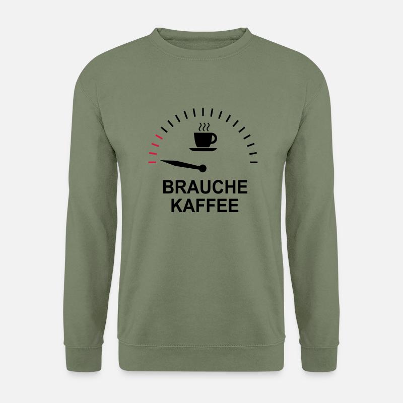 Kaffee - Unisex Pullover - Armeegrün