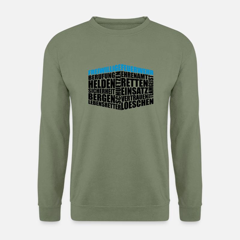 Feuerwehr - Unisex Pullover - Armeegrün