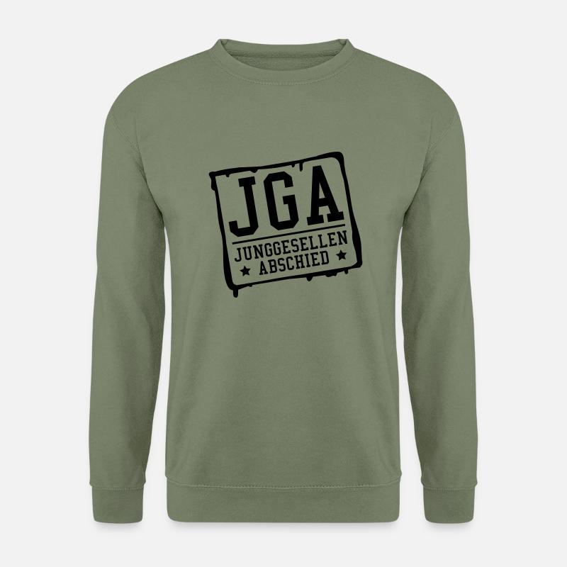 jga_junggesellen_stempel_dv1 - Unisex Pullover - Armeegrün