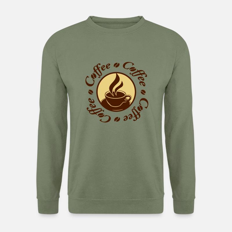 Coffee Logo - Unisex Pullover - Armeegrün