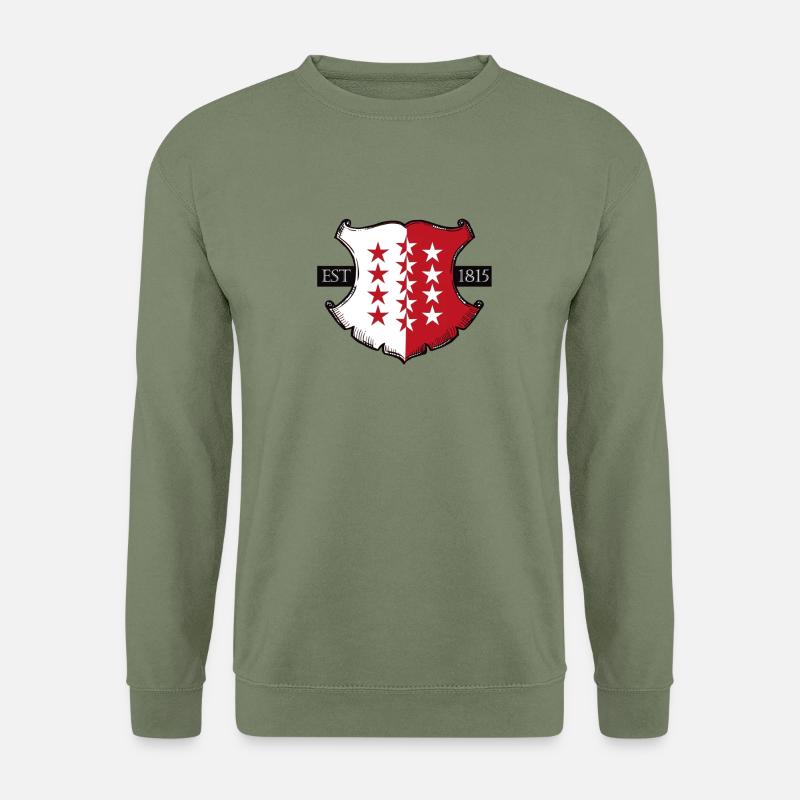 Valais est. 1815 - Unisex Pullover - Armeegrün