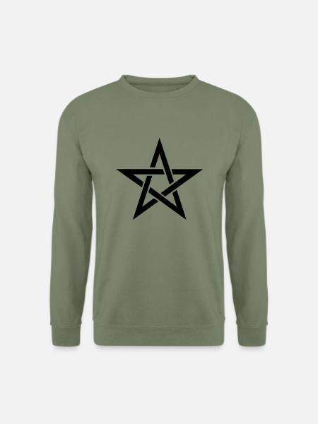 Pentagramm - Unisex Pullover - Armeegrün