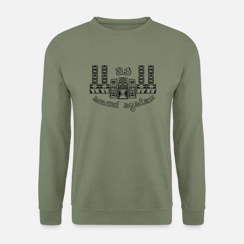 23 sound system - Unisex Pullover - Armeegrün
