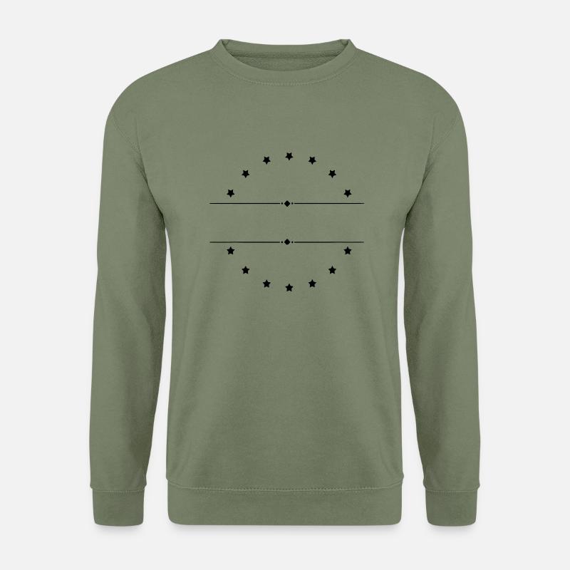 stars symbol - Unisex Pullover - Armeegrün