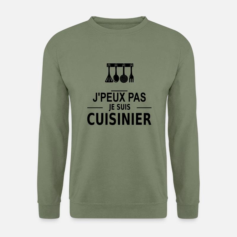 j'peux pas je suis cuisinier - Unisex Sweatshirt - army green
