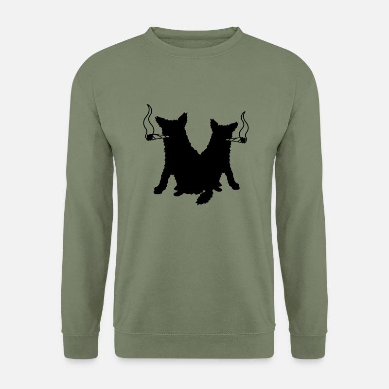 Team Kiffer Hunde - Unisex Pullover - Armeegrün