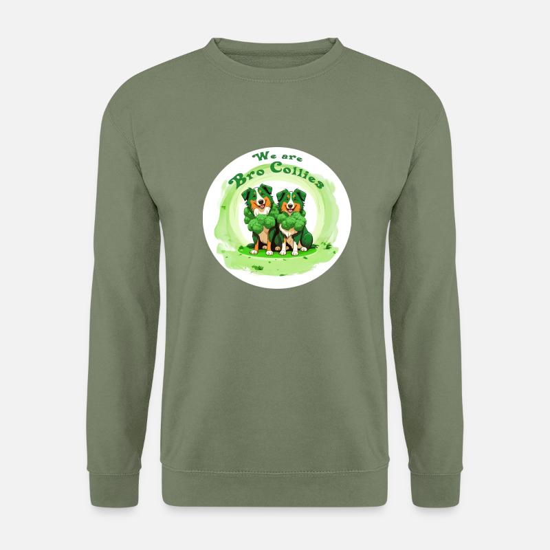 We are Bro Collies - Unisex Pullover - Armeegrün