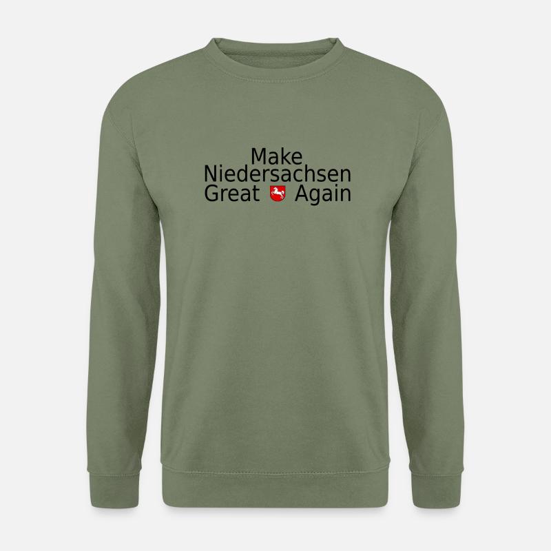 makeniedersachsengreatagain - Unisex Pullover - Armeegrün