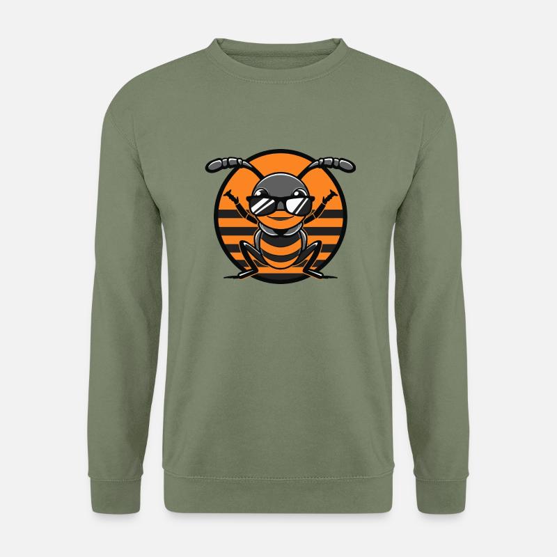 Ameise Cool Comic - Unisex Pullover - Armeegrün
