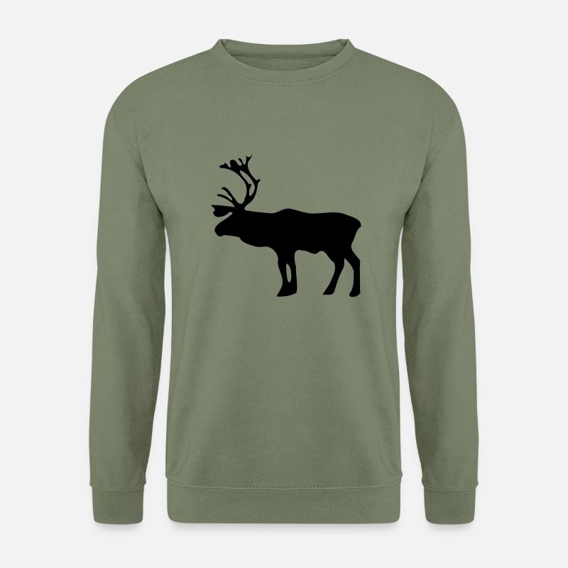Rentier - Unisex Pullover - Armeegrün