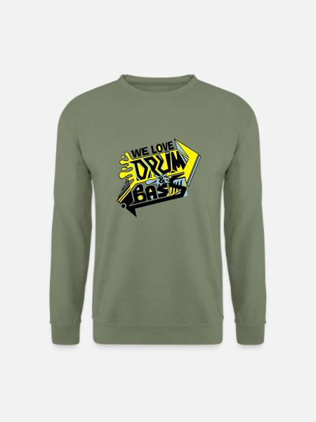 W3L0v3DNBv2(balck) - Unisex Pullover - Armeegrün