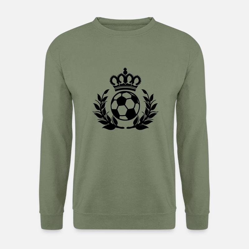 fussball_krone - Unisex Sweatshirt - army green
