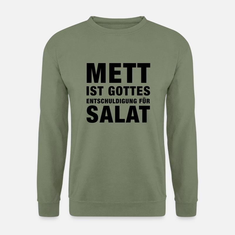 Mett Salat - Unisex Pullover - Armeegrün