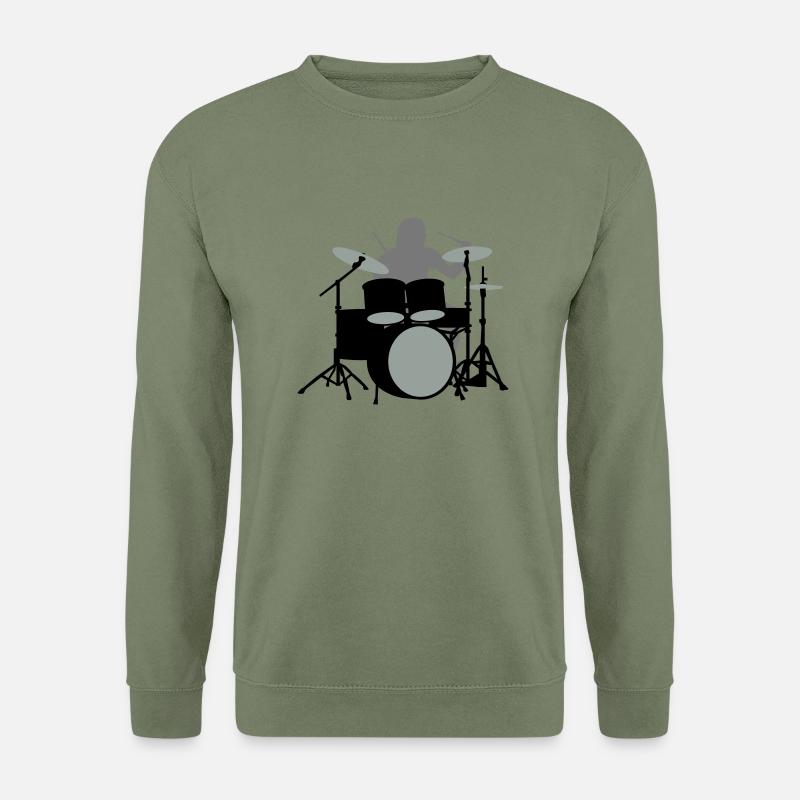drummer_3c - Unisex Sweatshirt - army green