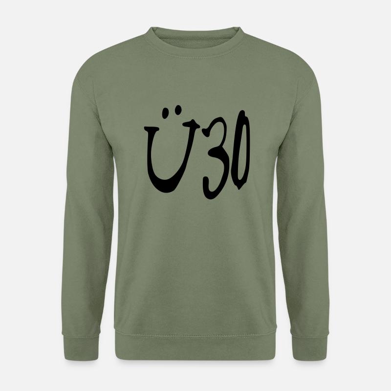 Ü30 +x Party - Unisex Pullover - Armeegrün