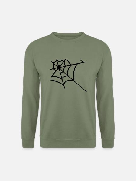 Coin toile d'araignée - Sweat-shirt Unisexe - vert militaire