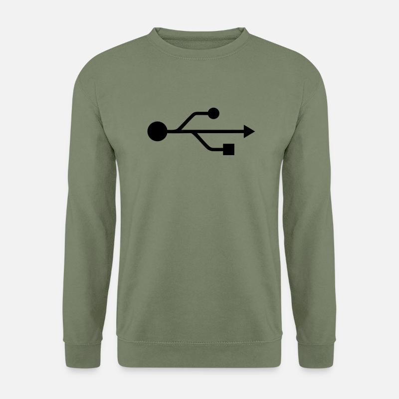 usb - Unisex Pullover - Armeegrün