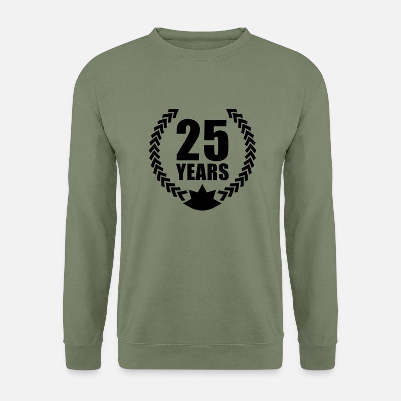 25_years__f1 - Unisex Pullover - Armeegrün
