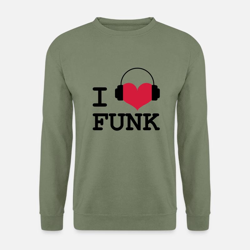 Ich liebe Funk! - Unisex Pullover - Armeegrün