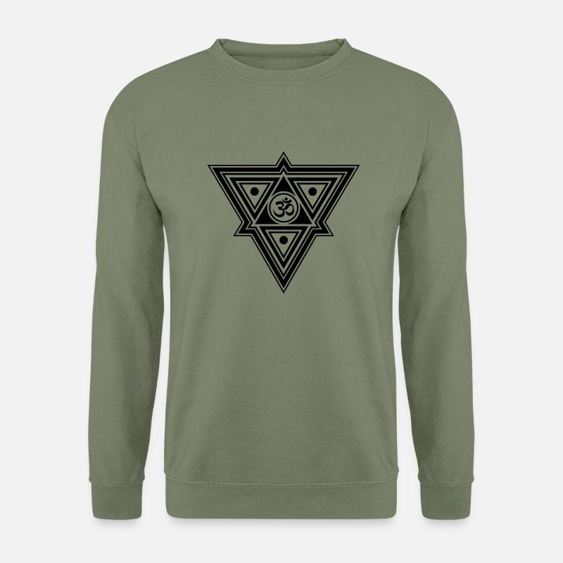 Om Aum 2 goa - Unisex Pullover - Armeegrün