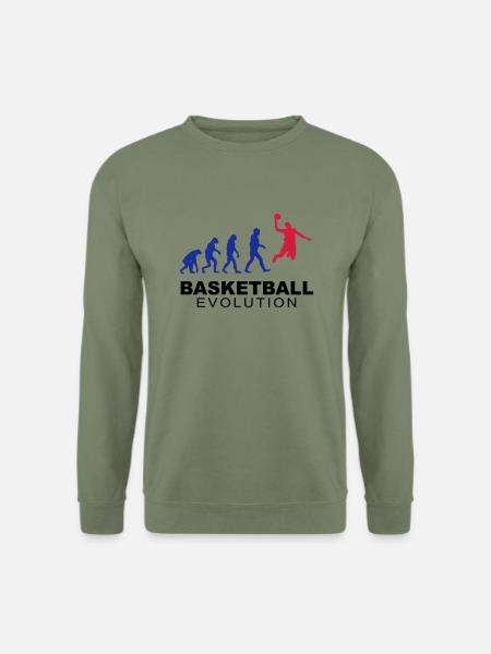 Basketball evolution - Unisex Sweatshirt - army green