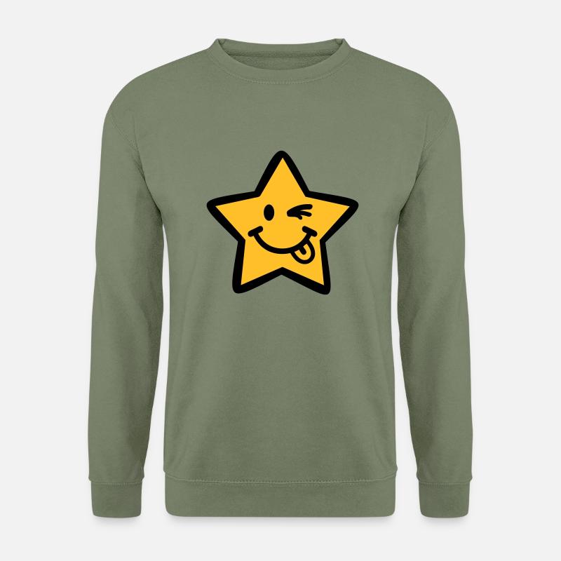 Stern - Unisex Pullover - Armeegrün