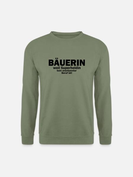 bäuerin - Unisex Pullover - Armeegrün