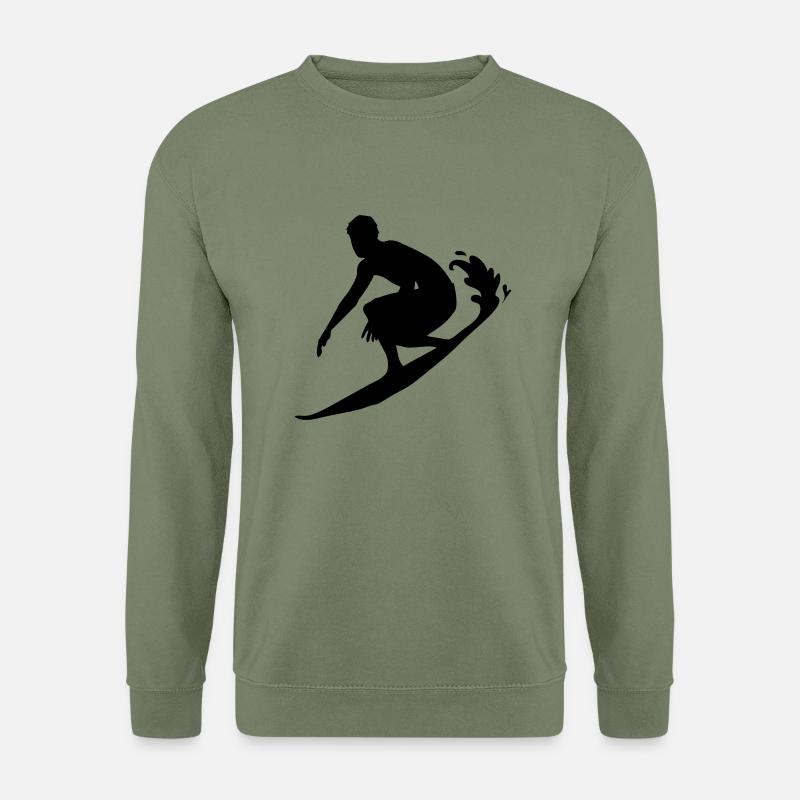 surfer_1 - Unisex Pullover - Armeegrün