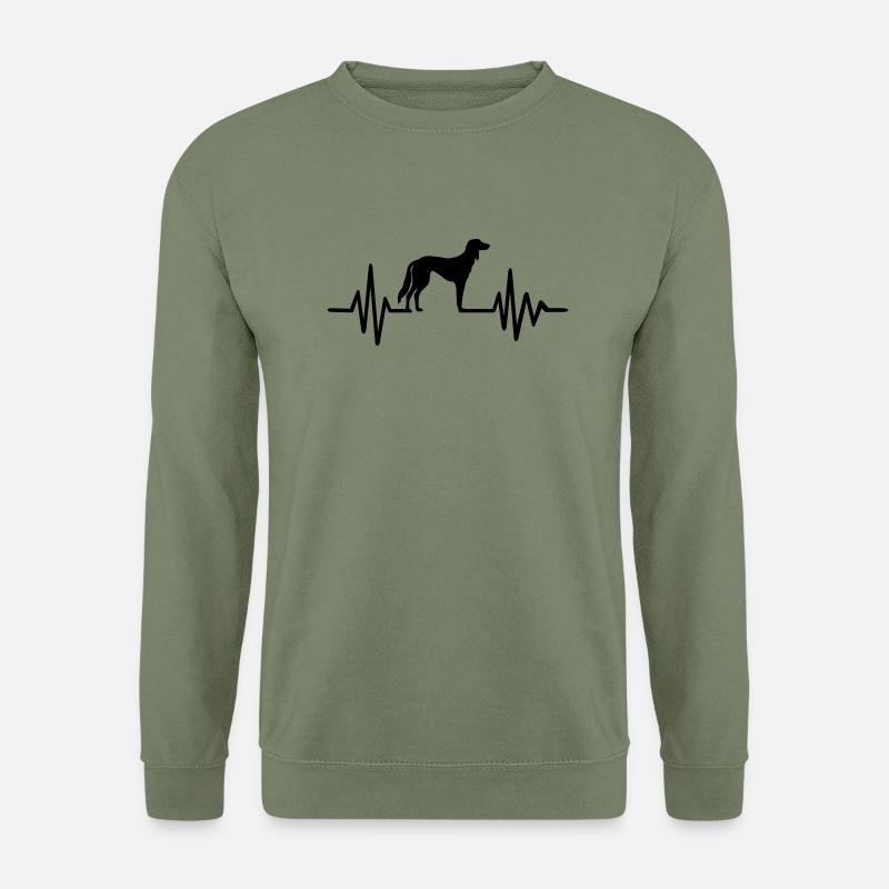 Saluki - Unisex Pullover - Armeegrün