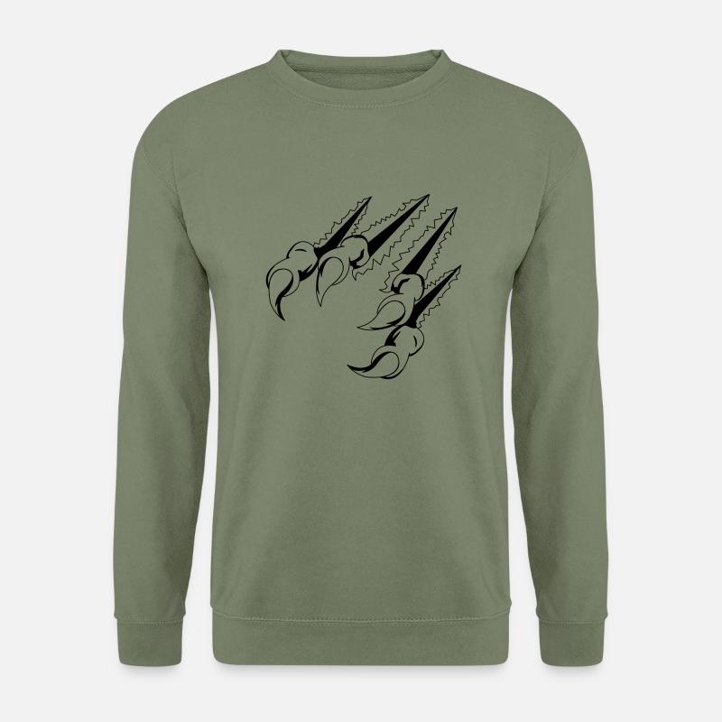 krallen_01 - Unisex Pullover - Armeegrün