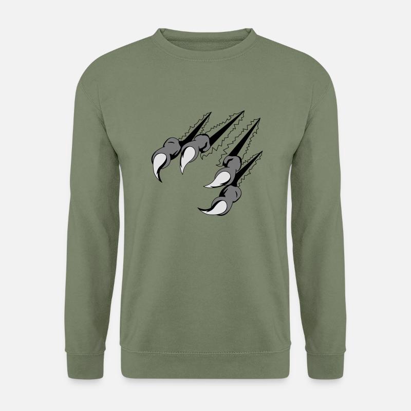 krallen_02 - Unisex Pullover - Armeegrün