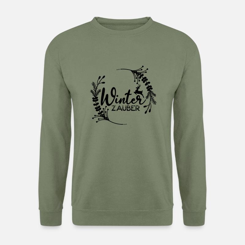 Winter Zauber - Unisex Pullover - Armeegrün