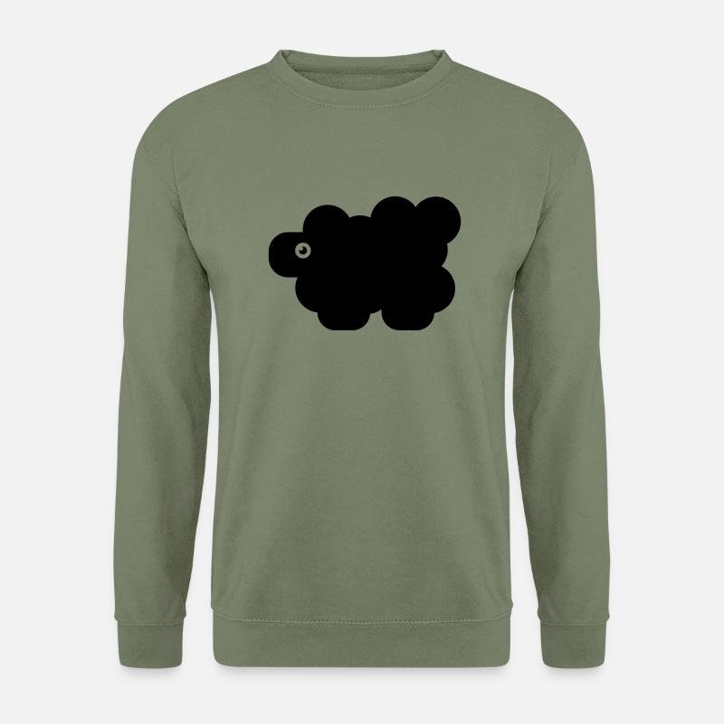 Ein Schwarzes Schaf - Unisex Pullover - Armeegrün