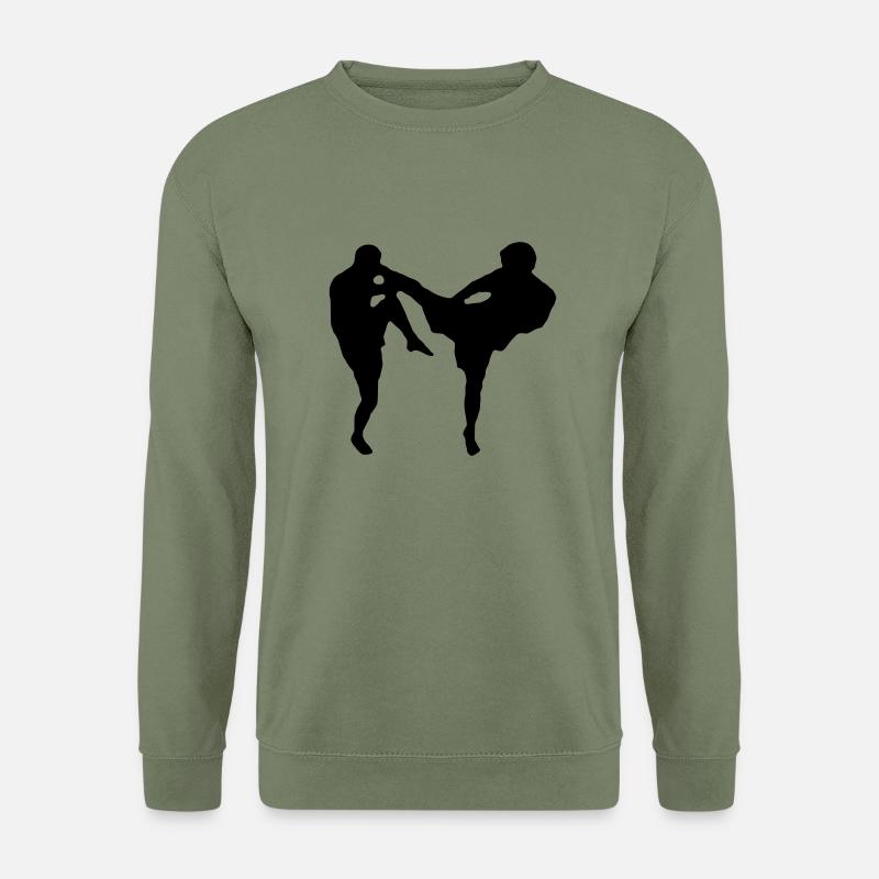 Muay Thai - Unisex Pullover - Armeegrün